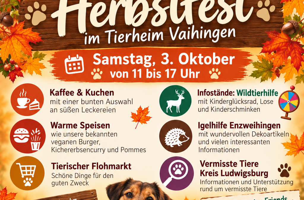 Herzliche Einladung zu unserem Herbst-Fest